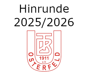 Bild mit Logo TB Osterfeld und Schriftzug "Hinrunde 2025/2026"