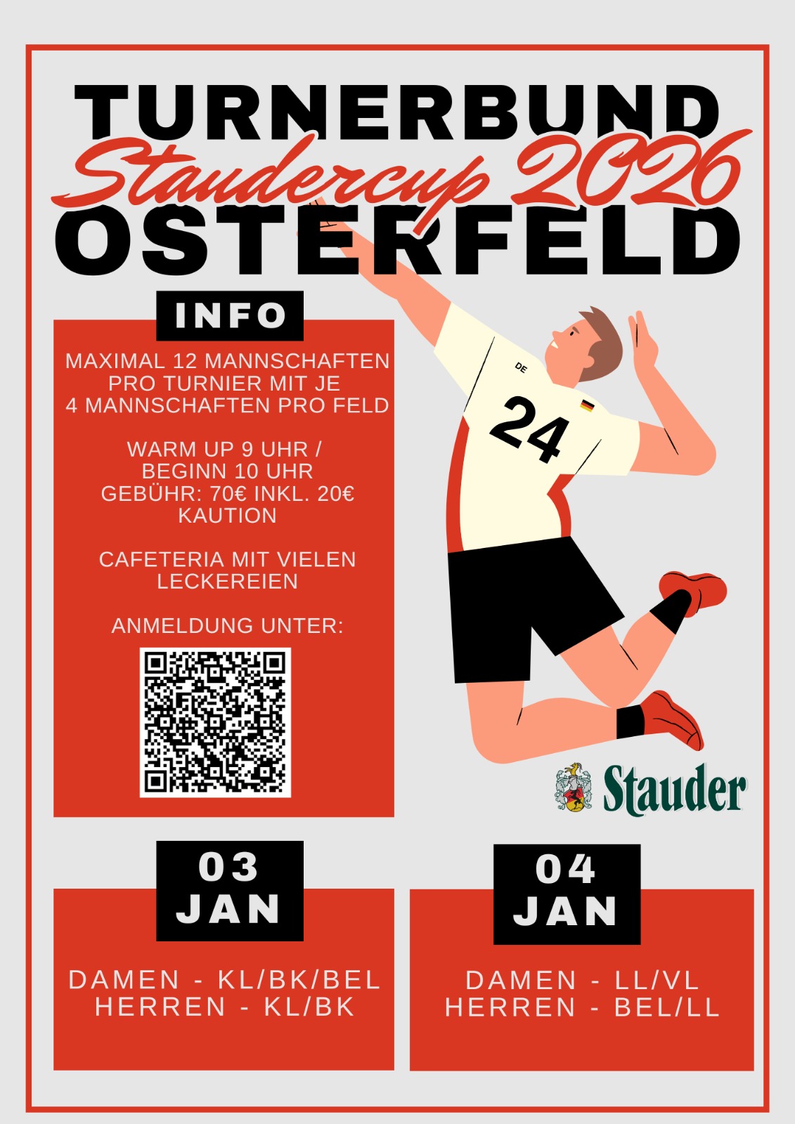 Plakat Staudercup 2026
