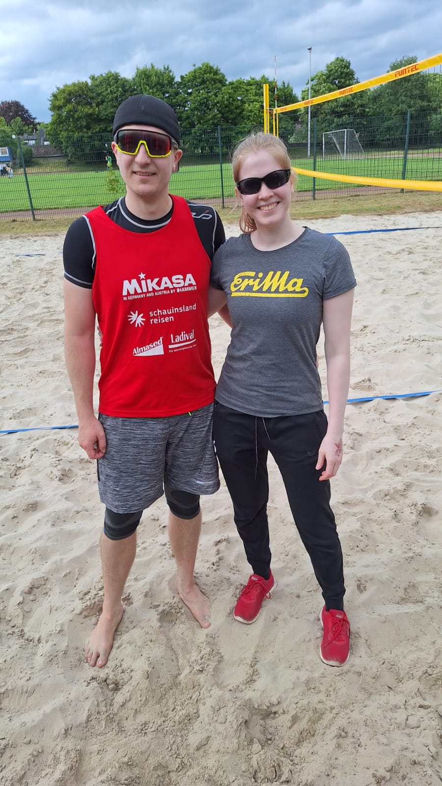 Siegerfoto mit Ina und Colin