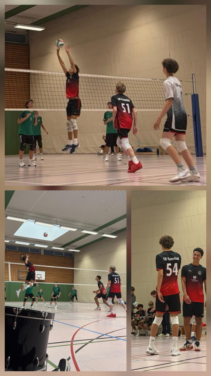 Spielszenen U18m TBO vs. Moers