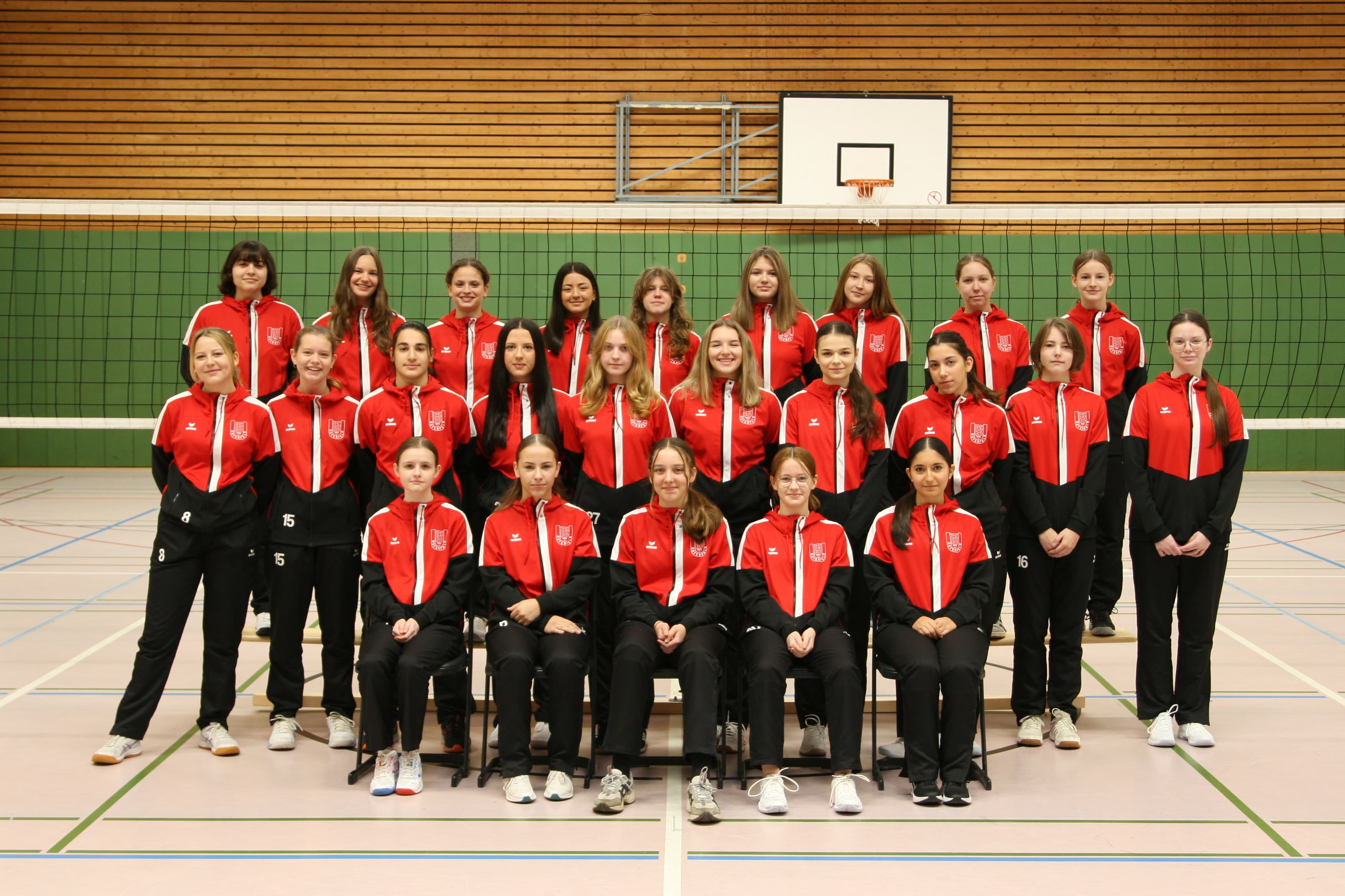 Teamfoto der U20 Weiblich 2